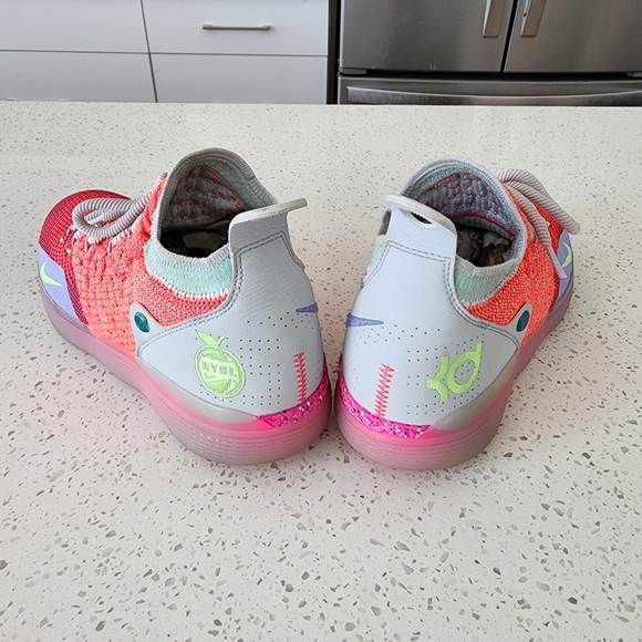 Nike Kevin Durant ZOom KD 11 Eybl Peach Jam 2018 Size 8.5 Basketball Shoes - Picture 8 of 8